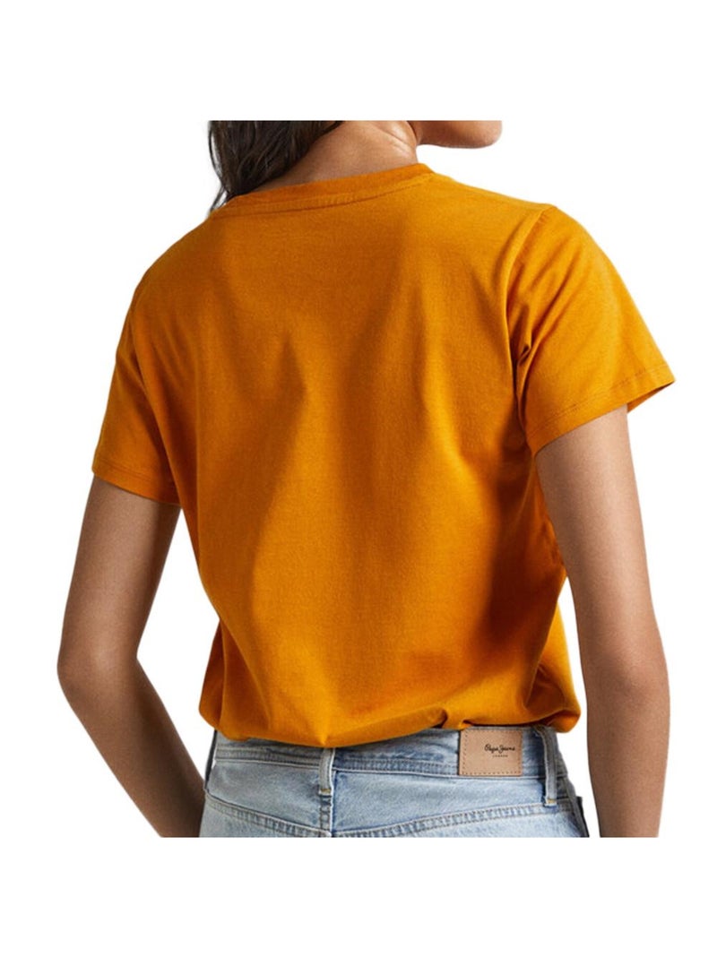 T-shirt Donna Pepe Jeans Arancione - Kiabi