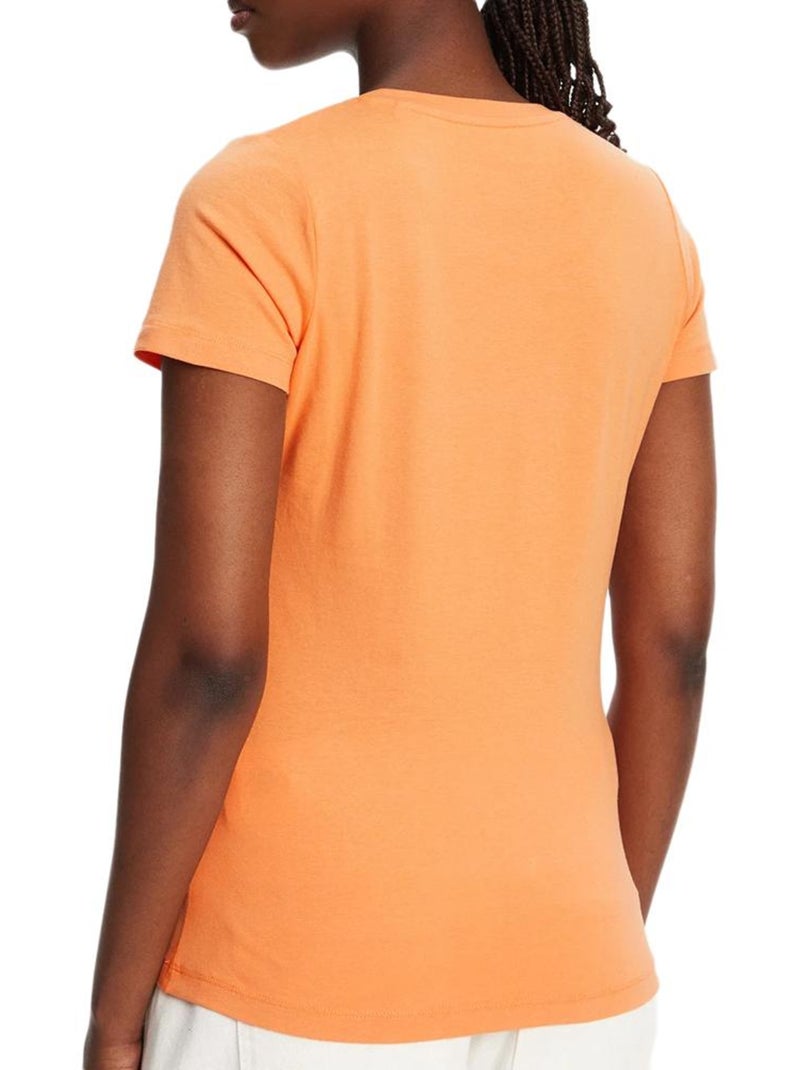 T-shirt Donna Pepe Jeans Bianco Arancio - Kiabi