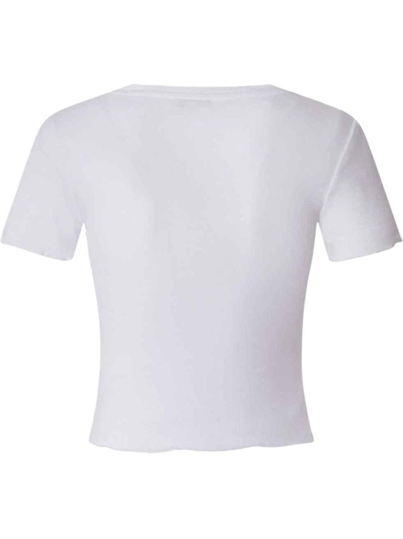 T-shirt Donna Pepe Jeans Bianco - Kiabi