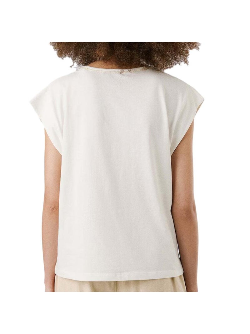 T-shirt Donna Pepe Jeans Ecru - Kiabi