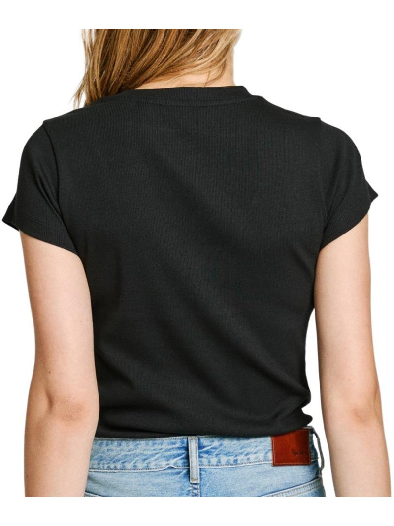 T-Shirt Donna Pepe Jeans Nero - Kiabi