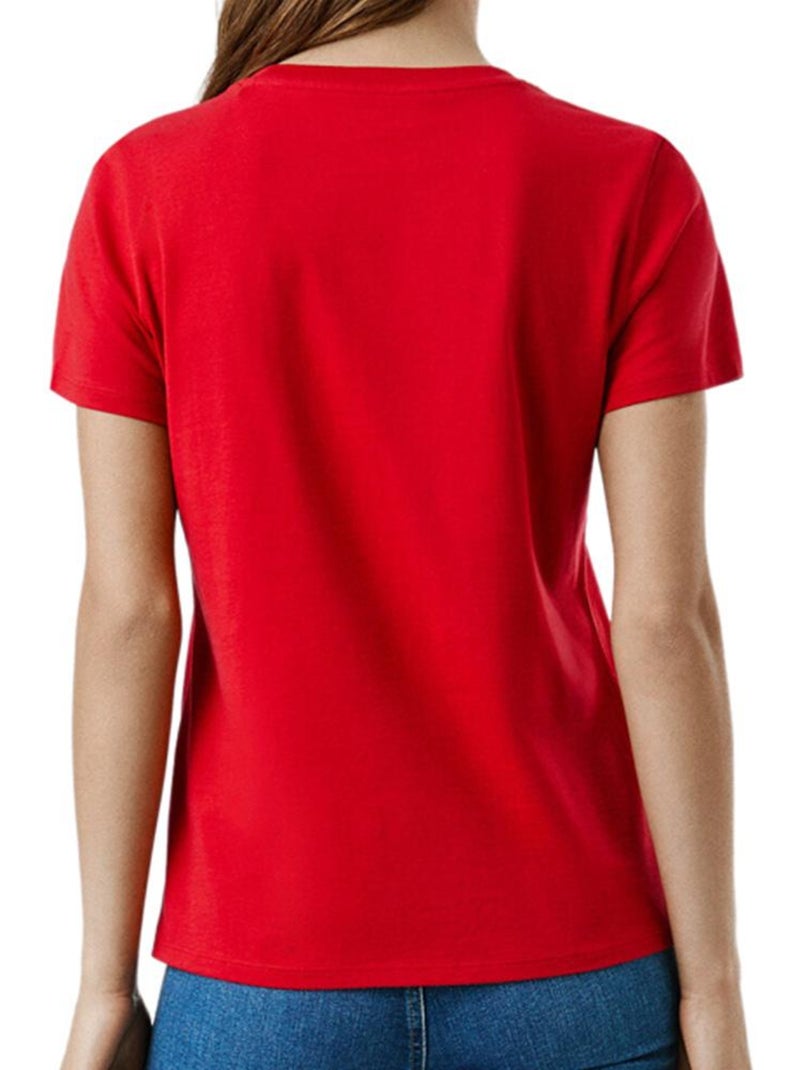 T-Shirt Donna Pepe Jeans Rosso - Kiabi