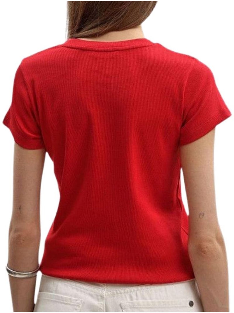 T-Shirt Donna Pepe Jeans Rosso - Kiabi