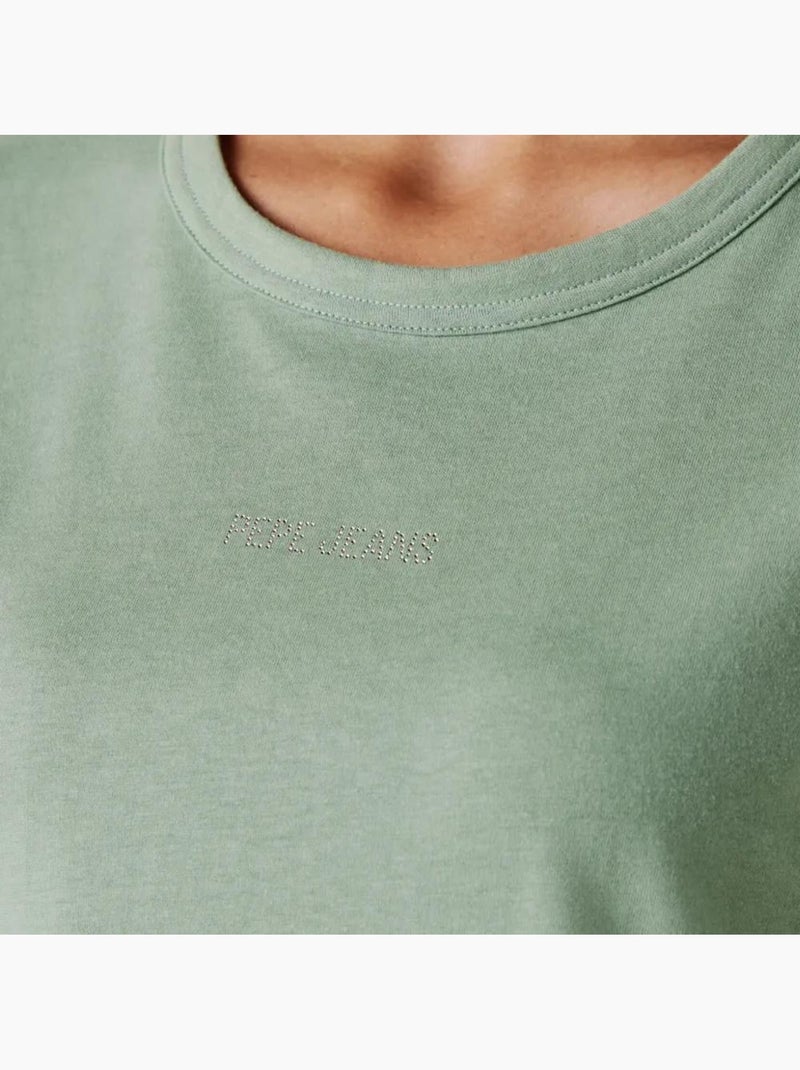 T-Shirt Donna Pepe Jeans Verde - Kiabi