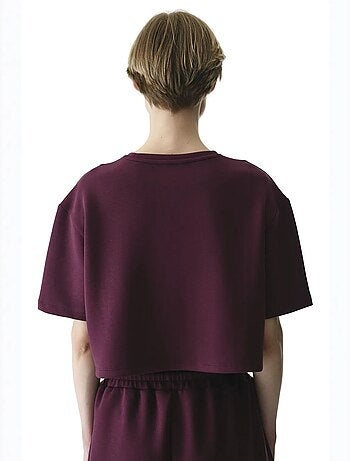 T-shirt donna silky feel con cuciture decorative penti