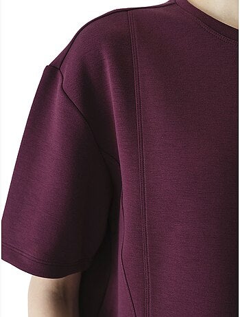 T-shirt donna silky feel con cuciture decorative penti