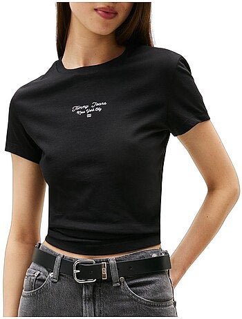 T-Shirt Donna Slim Fit Tommy Hilfiger con Logo