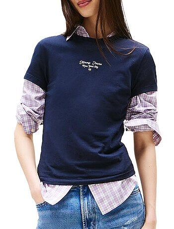 T-Shirt Donna Slim Fit Tommy Hilfiger con Logo