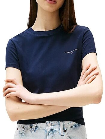 T-shirt Donna Tommy Hilfiger Slim Fit Lineare