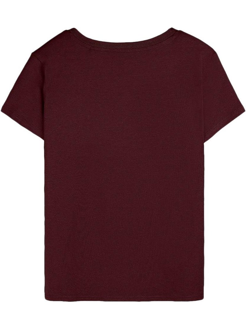 T-shirt donna teddy smith Bordeaux - Kiabi
