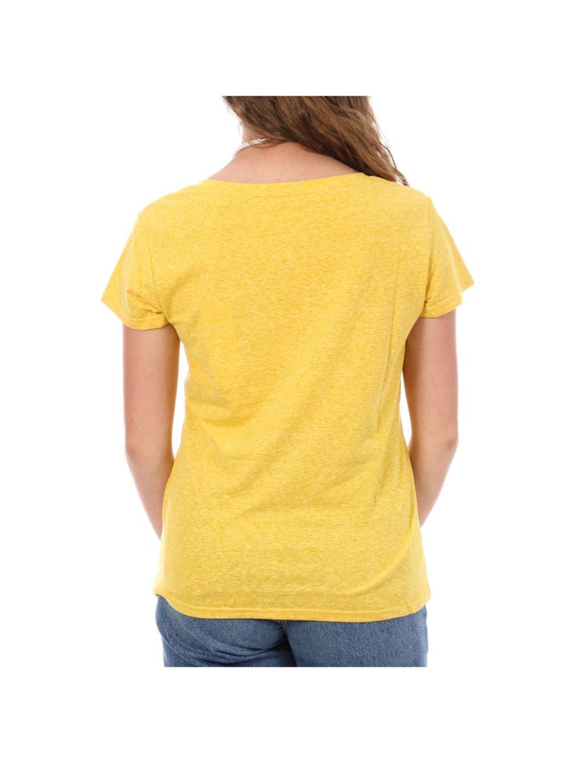 T-shirt Donna Teddy Smith Giallo - Kiabi