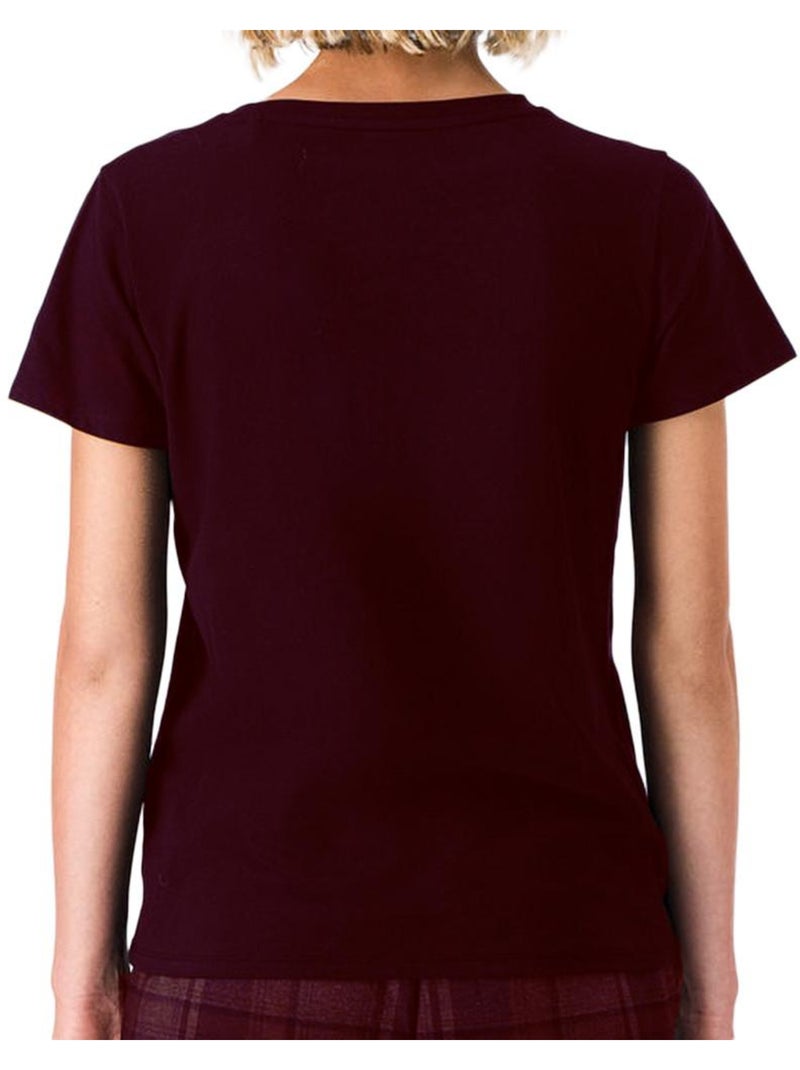 T-shirt Donna Teddy Smith Marrone cappuccino - Kiabi