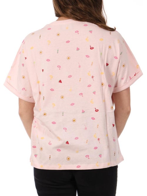 T-Shirt Donna Teddy Smith - Kiabi T-Shirt Donna Teddy Smith - Kiabi