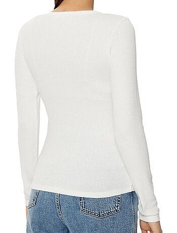 T-shirt donna tommy hilfiger a maniche lunghe color