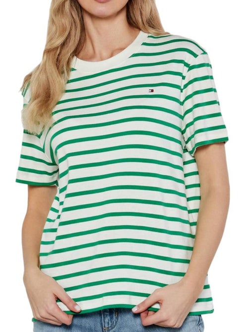 T-shirt Donna Tommy Hilfiger a Righe - Kiabi T-shirt Donna Tommy Hilfiger a Righe - Kiabi