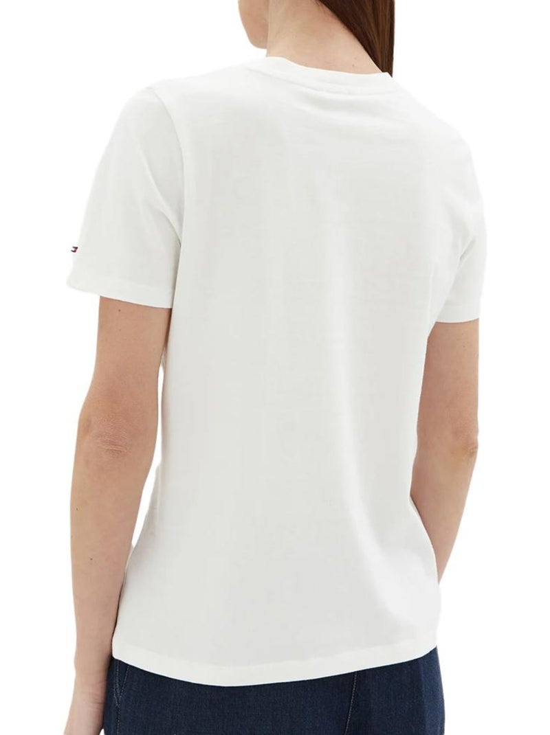 T-Shirt Donna Tommy Hilfiger Bianco - Kiabi