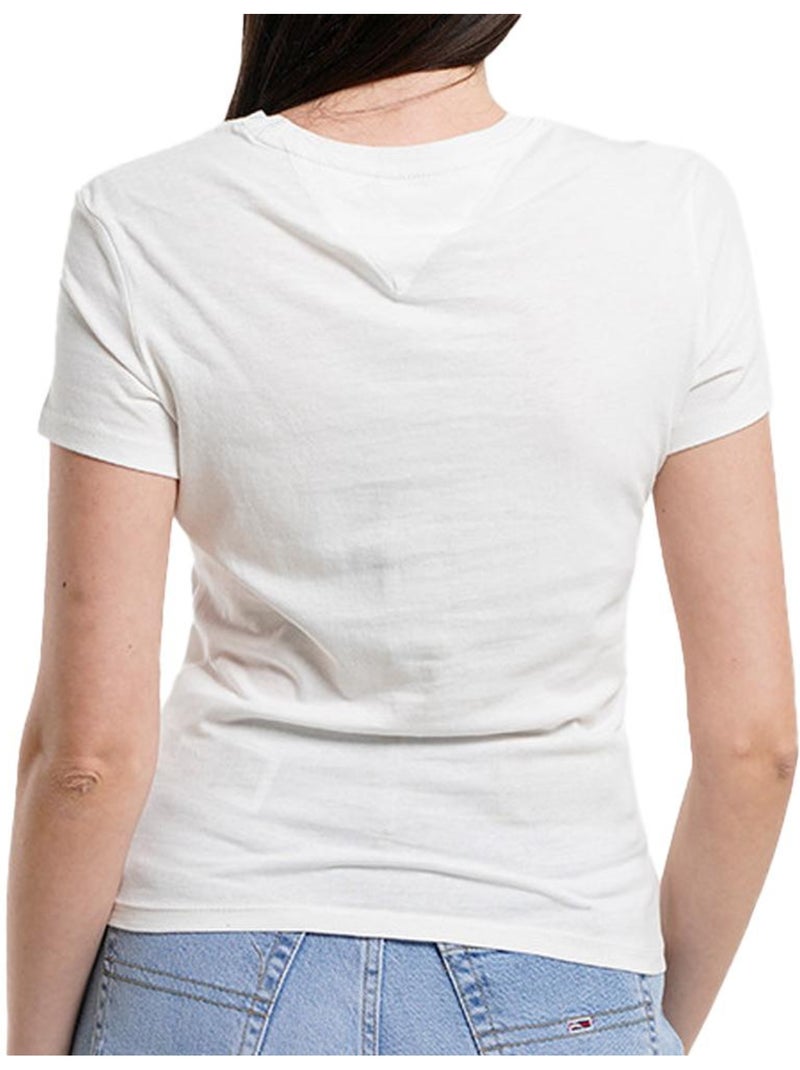 T-shirt donna tommy hilfiger Bianco - Kiabi