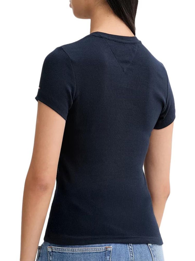 T-Shirt Donna Tommy Hilfiger Blu marino - Kiabi