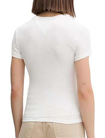 T-Shirt Donna Slim Fit Tommy Hilfiger con Logo