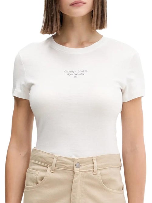 T-Shirt Donna Tommy Hilfiger con Logo - Kiabi T-Shirt Donna Tommy Hilfiger con Logo - Kiabi