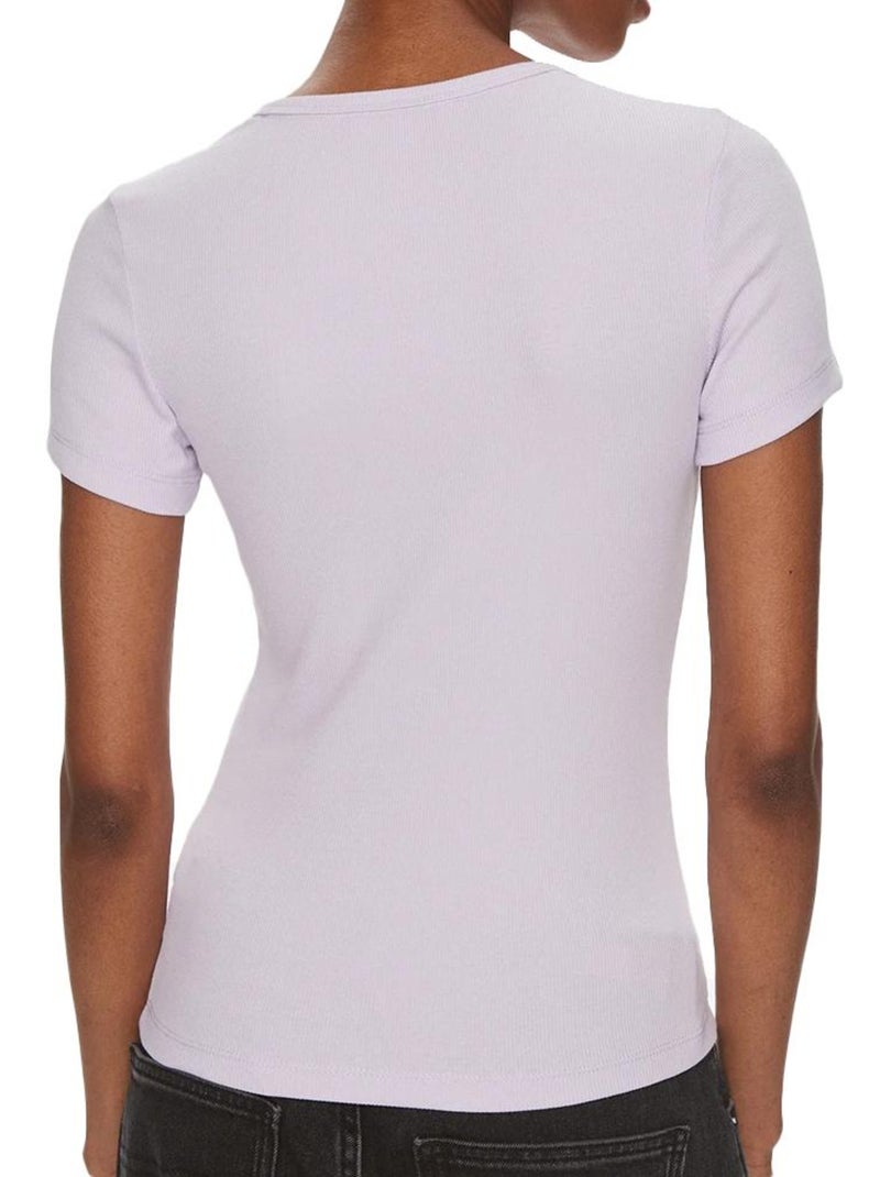 T-shirt Donna Tommy Hilfiger con Logo Lavanda - Kiabi