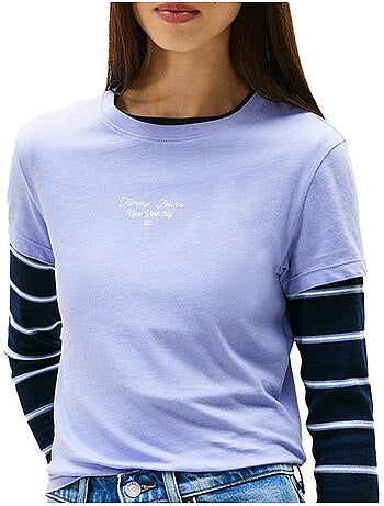T-Shirt Donna Slim Fit Tommy Hilfiger con Logo