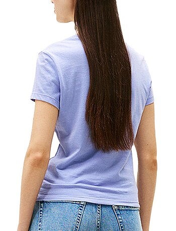 T-shirt donna slim fit tommy hilfiger con logo