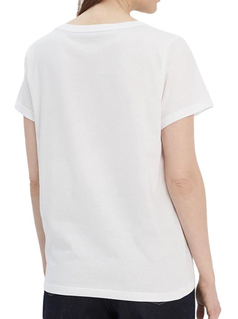 T-shirt donna tommy hilfiger maniche corte Bianco - Kiabi