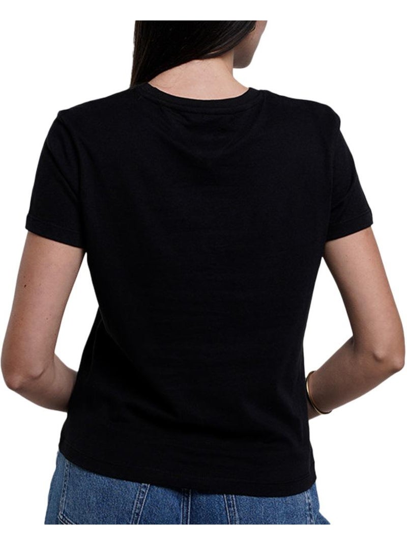 T-shirt donna tommy hilfiger Nero - Kiabi