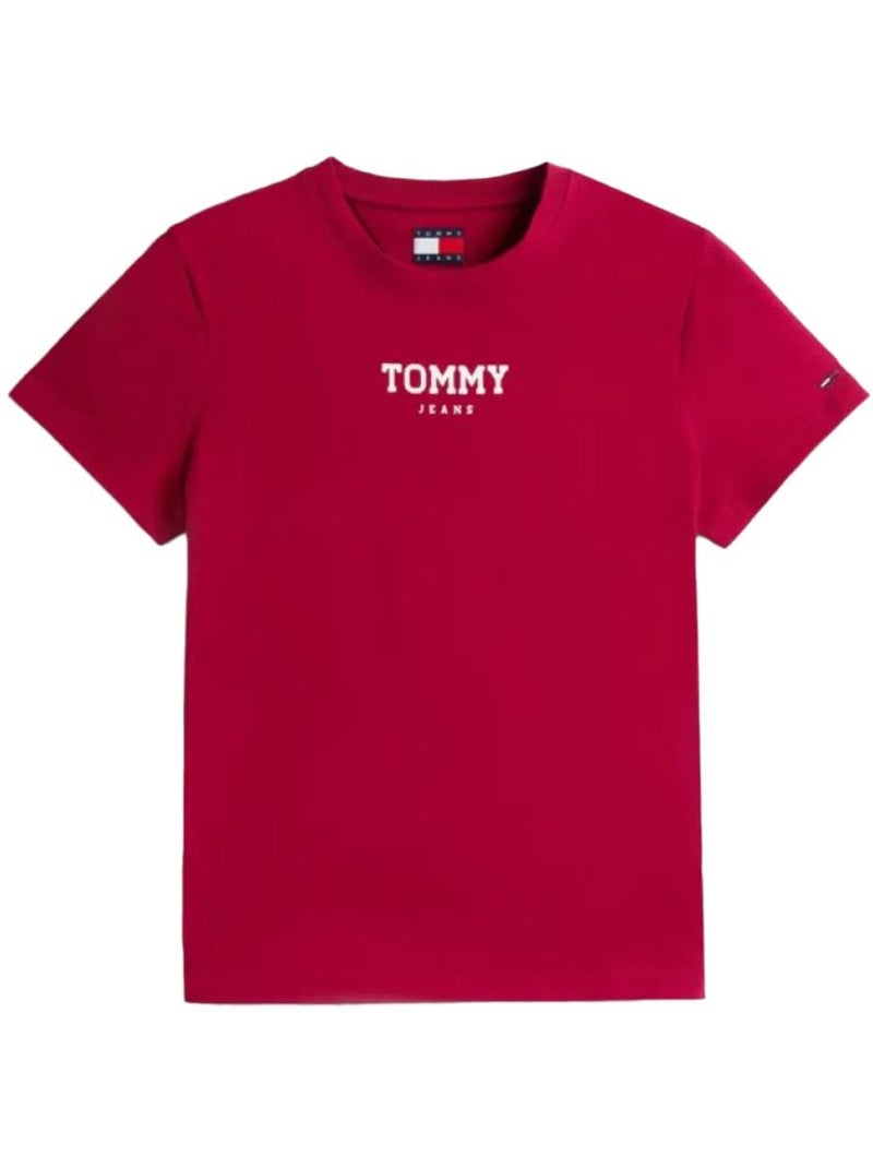 T-Shirt Donna Tommy Hilfiger Rosso - Kiabi
