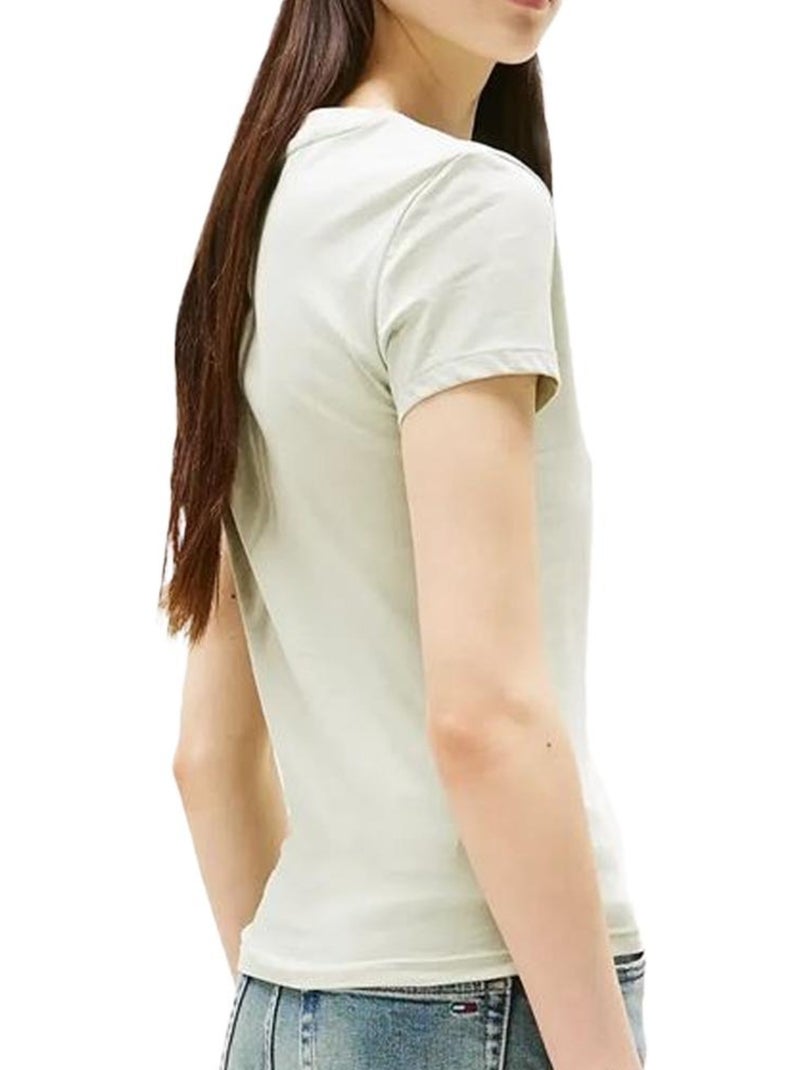 T-shirt Donna Tommy Hilfiger Slim Verde - Kiabi