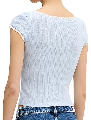T-shirt donna tommy hilfiger traforata