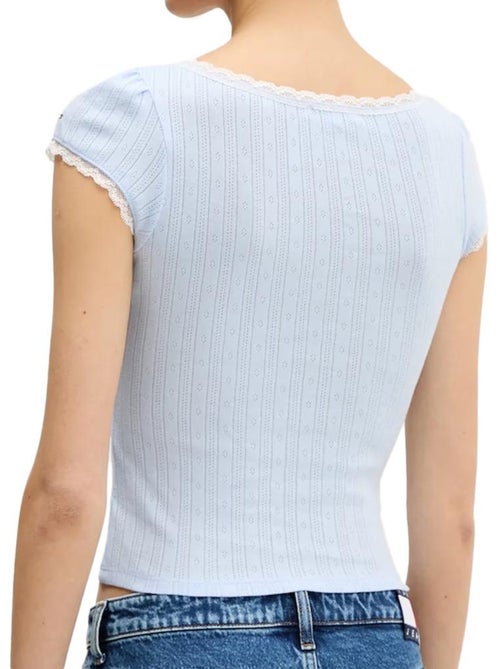 T-shirt Donna Tommy Hilfiger Traforata - Kiabi