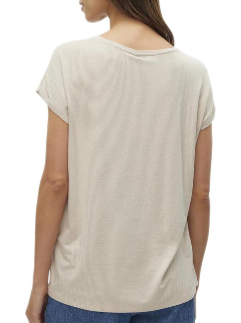 T-shirt Donna Vero Moda Beige - Kiabi