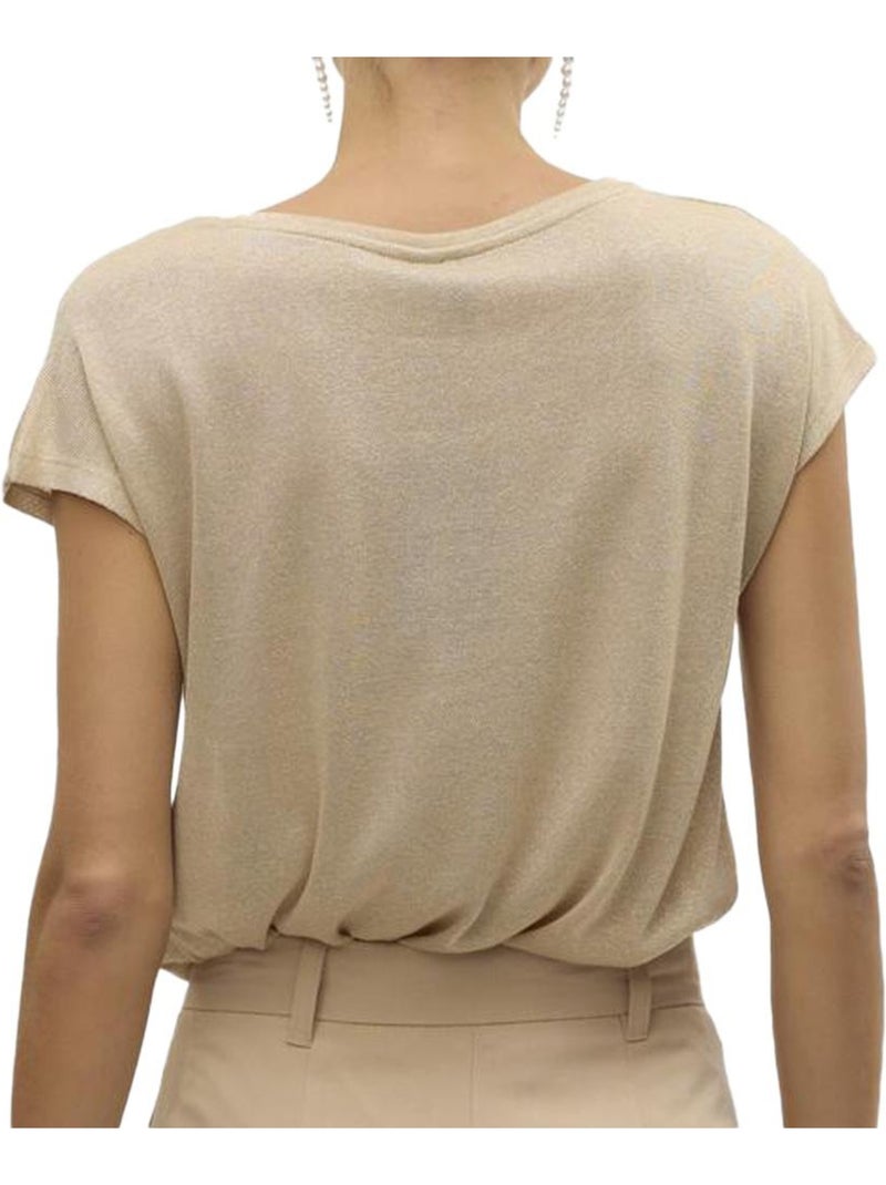 T-Shirt Donna Vero Moda Beige - Kiabi