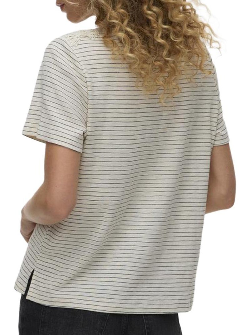 T-shirt donna vero moda Bianco - Kiabi