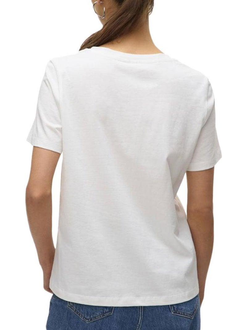 T-shirt Donna Vero Moda Bianco - Kiabi