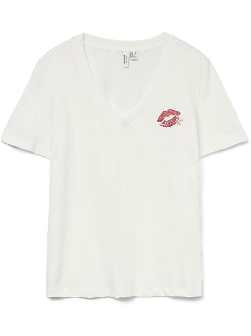 T-shirt Donna Vero Moda Bianco - Kiabi
