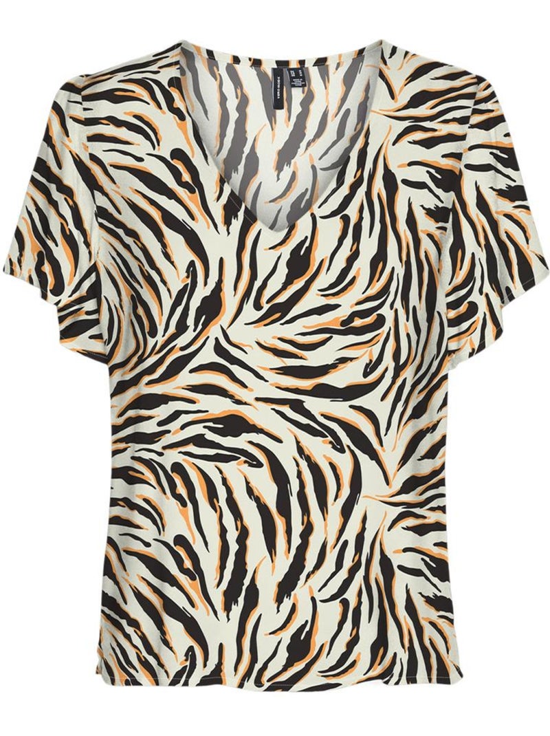 T-shirt donna vero moda Bianco - Kiabi