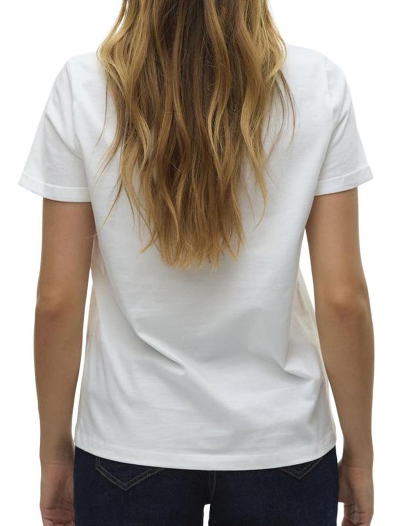 T-shirt Donna Vero Moda Bianco - Kiabi