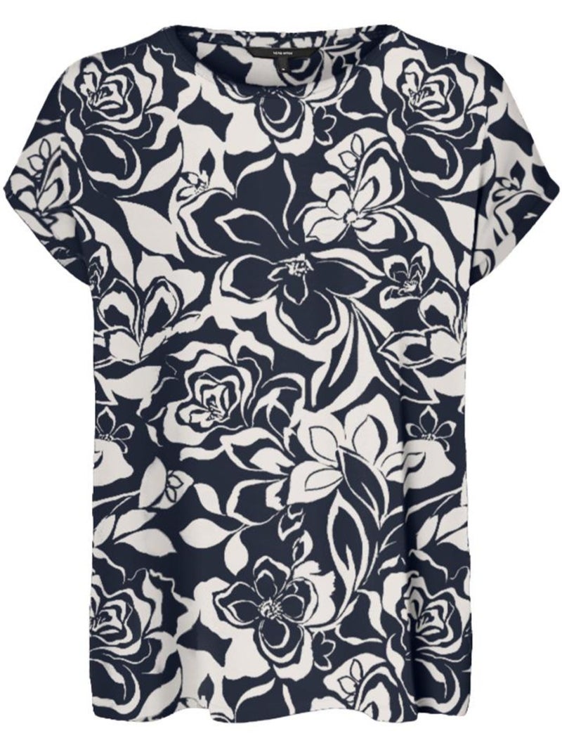 T-shirt Donna Vero Moda Blu marino - Kiabi