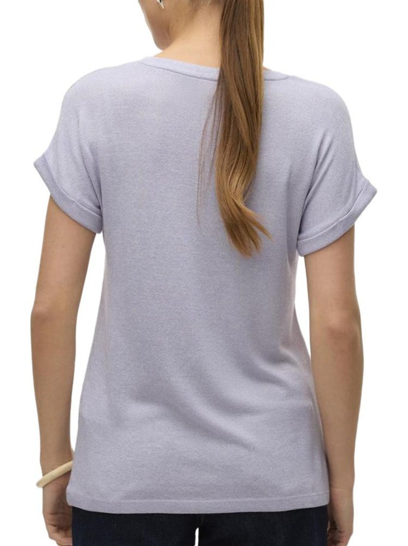 T-Shirt Donna Vero Moda Brianna Viola - Kiabi