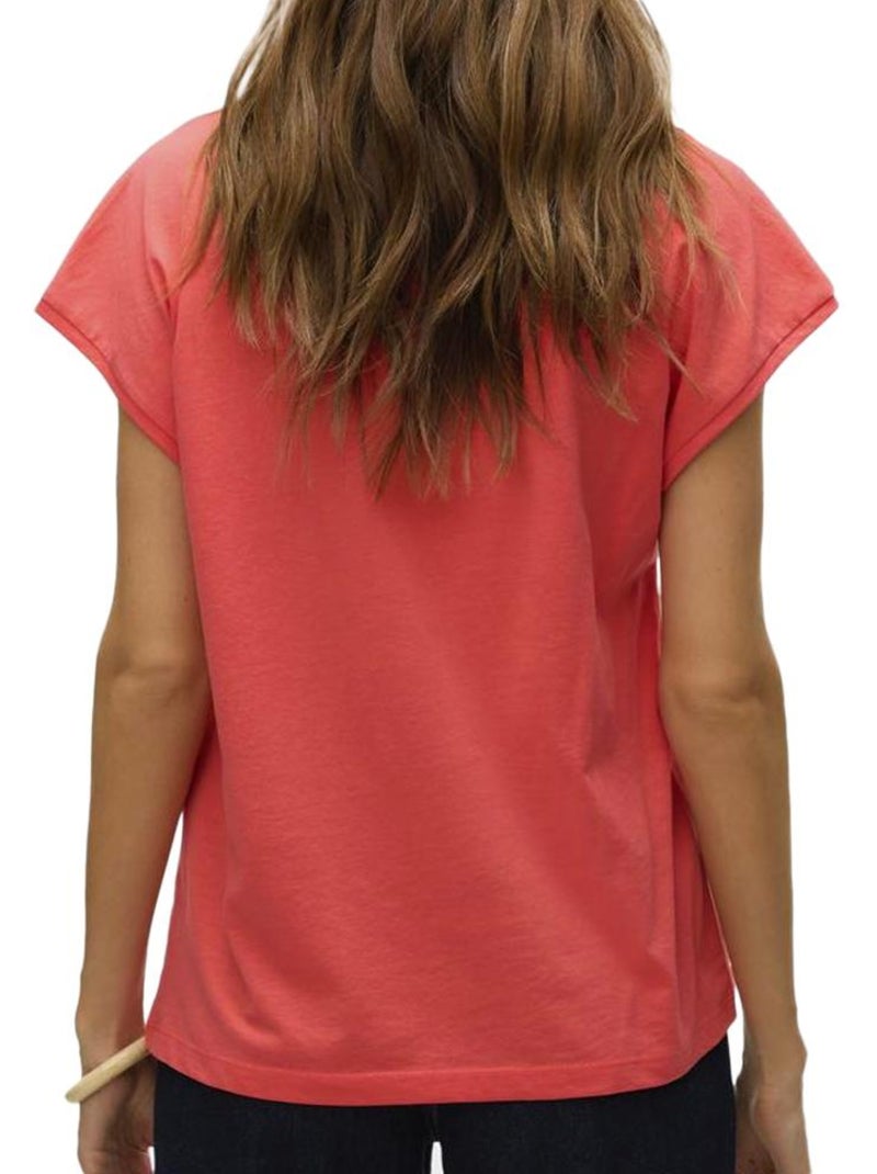 T-Shirt Donna Vero Moda Corallo - Kiabi