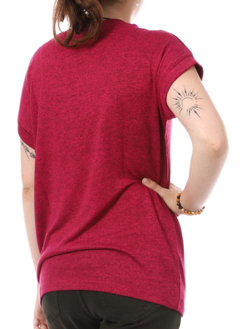 T-shirt Donna Vero Moda Lampone - Kiabi