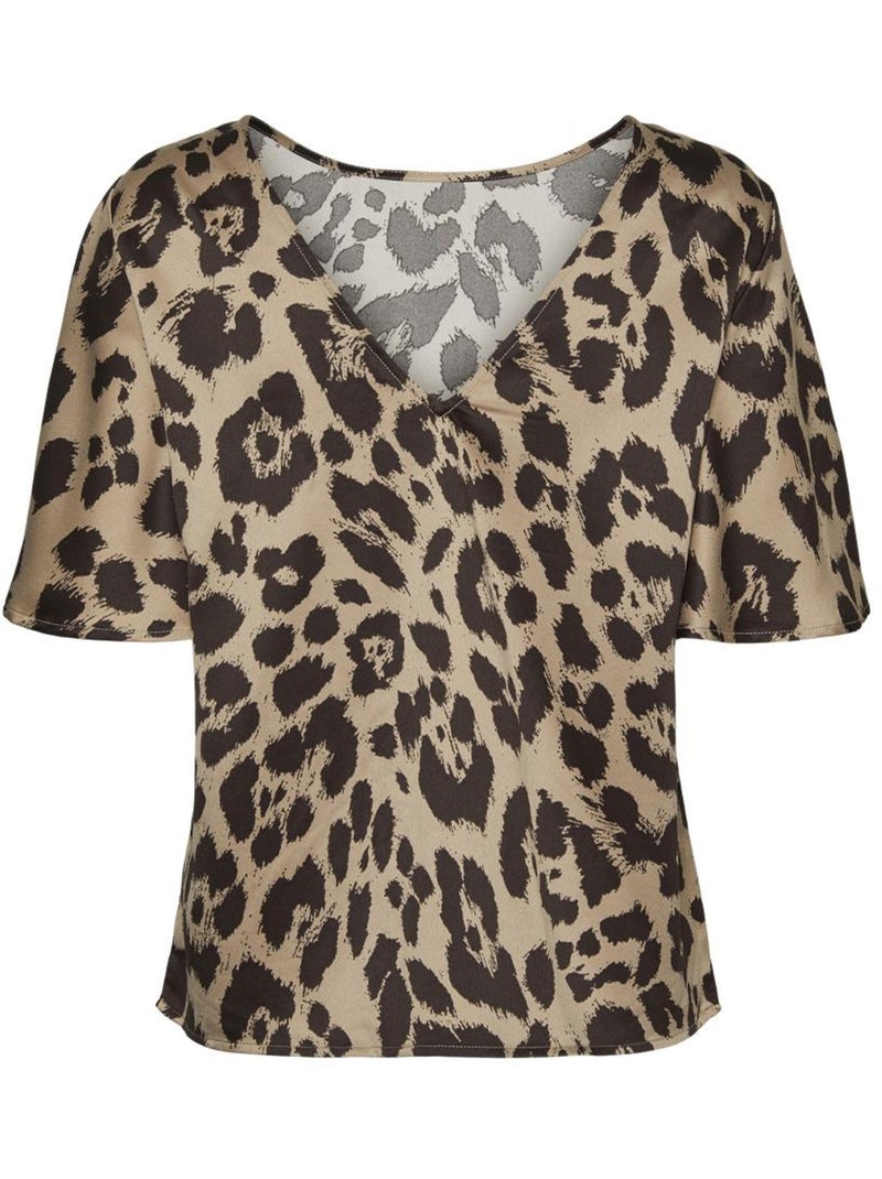 T-Shirt Donna Vero Moda Marrone cappuccino - Kiabi