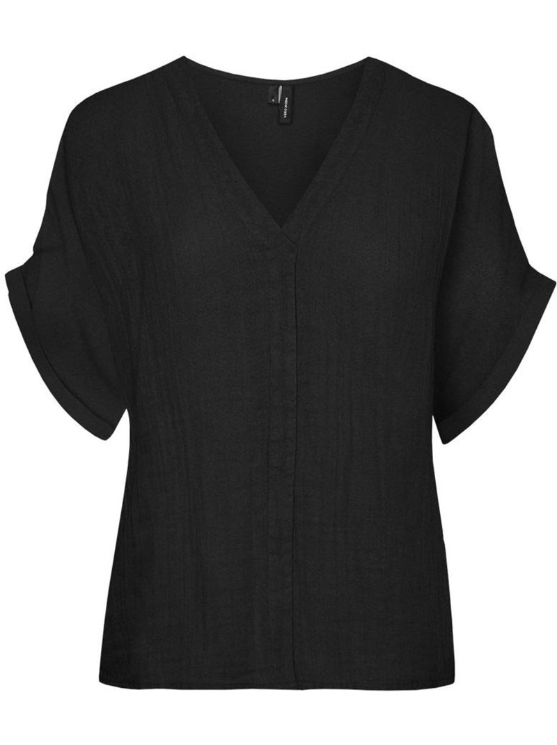 T-Shirt Donna Vero Moda Nero - Kiabi
