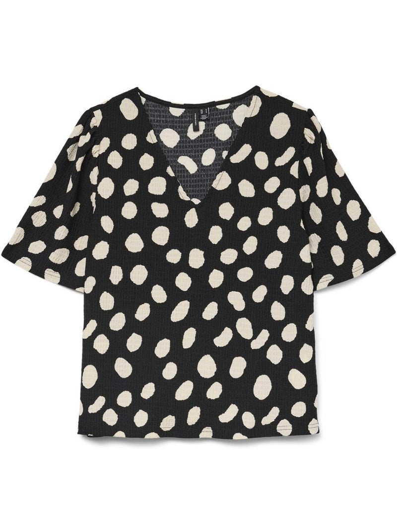 T-shirt Donna Vero Moda Nero - Kiabi