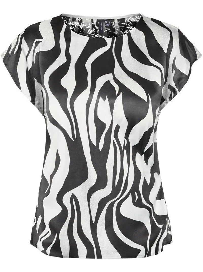 T-Shirt Donna Vero Moda Nero - Kiabi