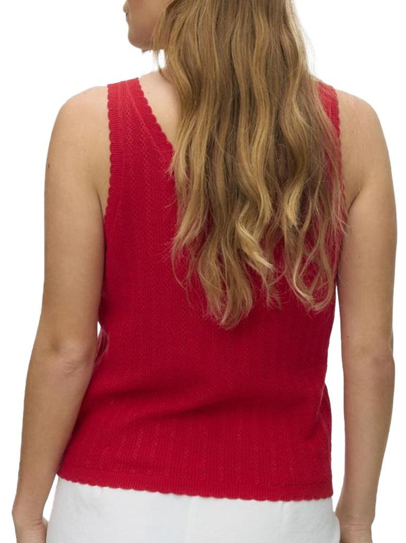 T-shirt Donna Vero Moda Rosso - Kiabi