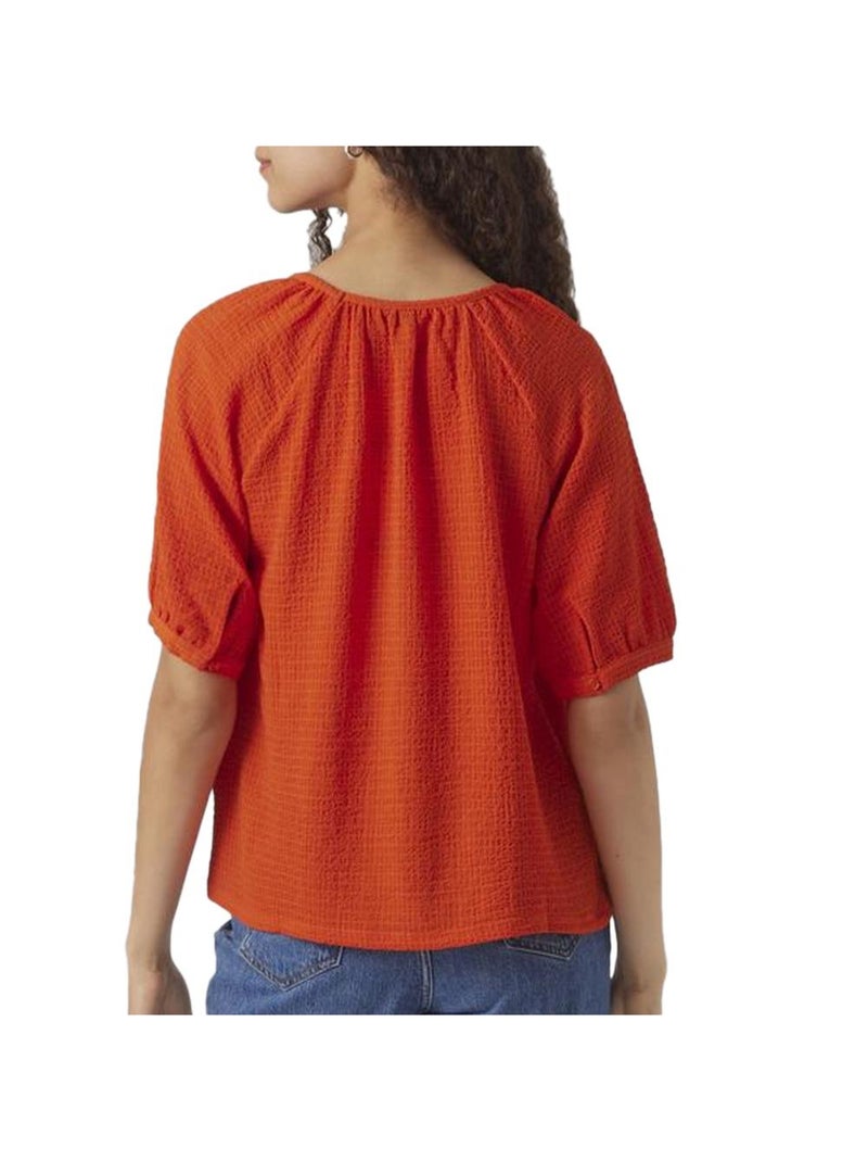 T-shirt Donna Vero Moda Rosso - Kiabi